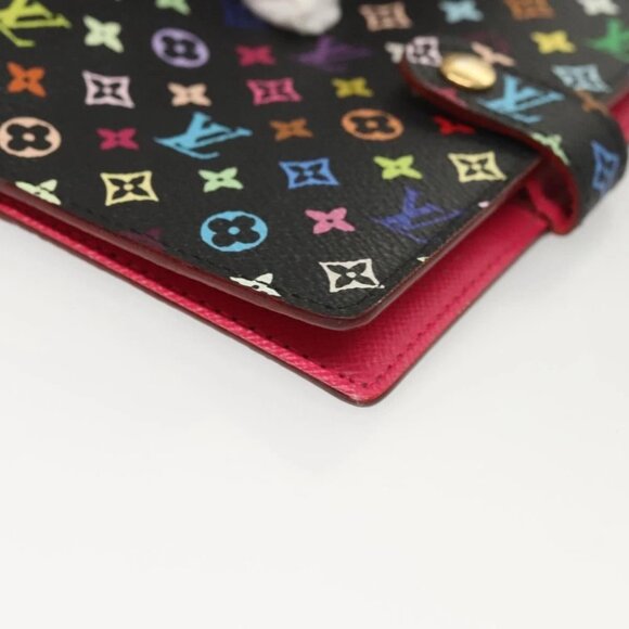 LOUIS VUITTON Multicolor Agenda PM Day Planner Cover Black - Picture 8 of 16